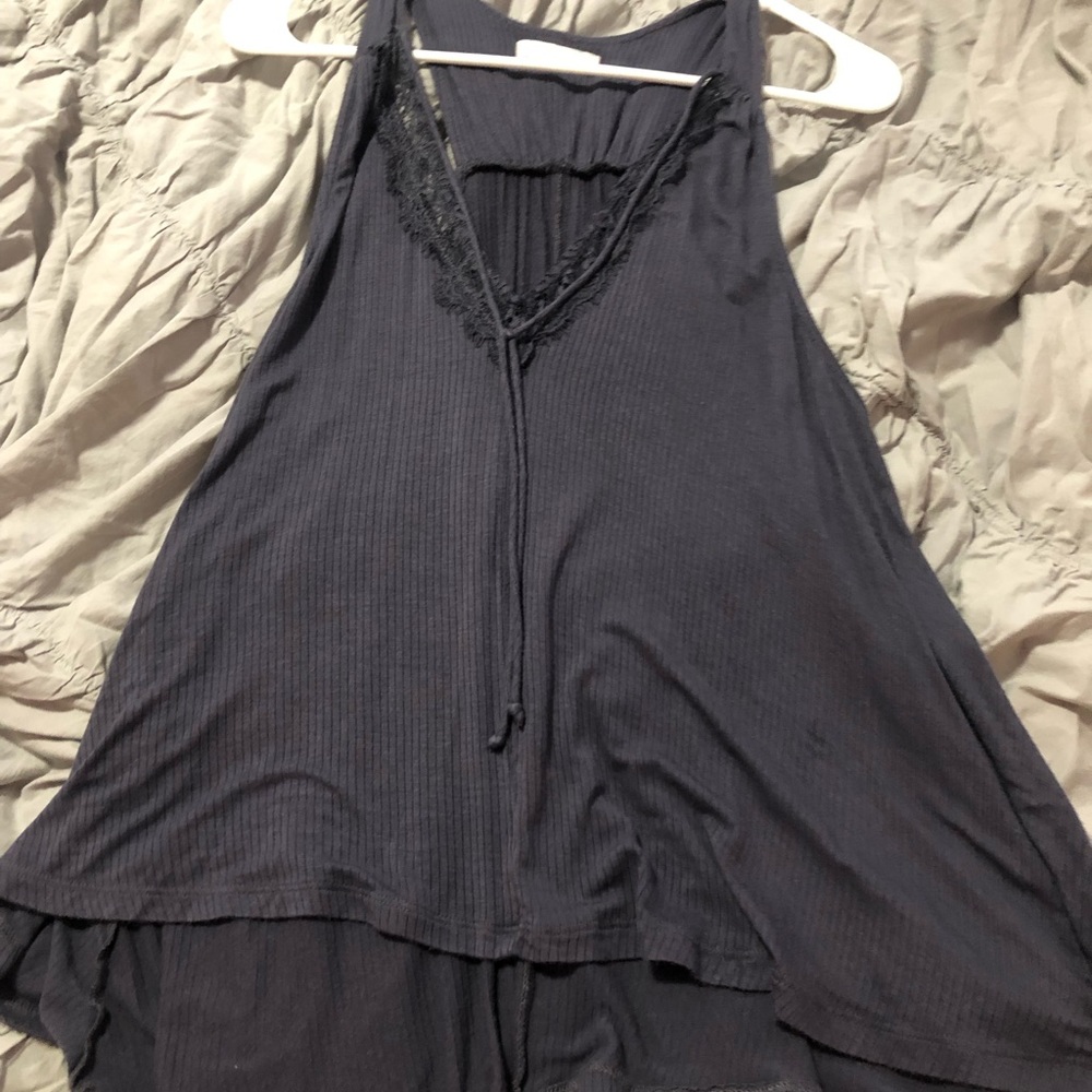 Lace Tie front Tank